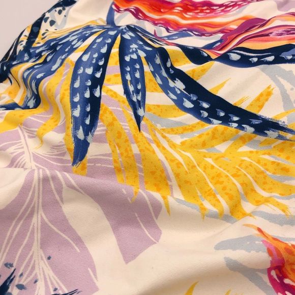 Calia Carrie Underwood High Neck Tankini Top in Watercolor Palms size XS NWT - Picture 4 of 9